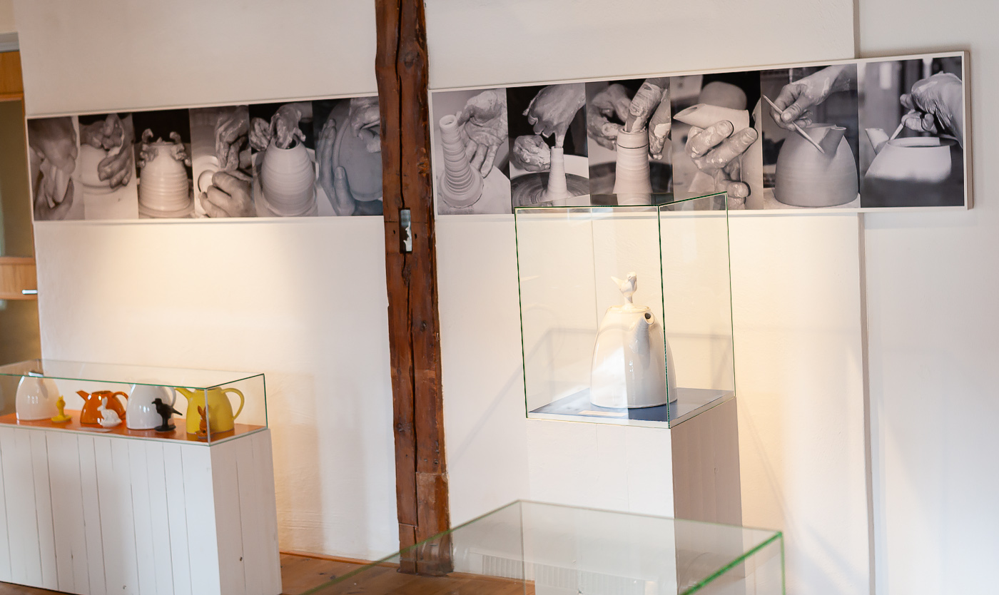 Älskade tekanna på Österlens museum.