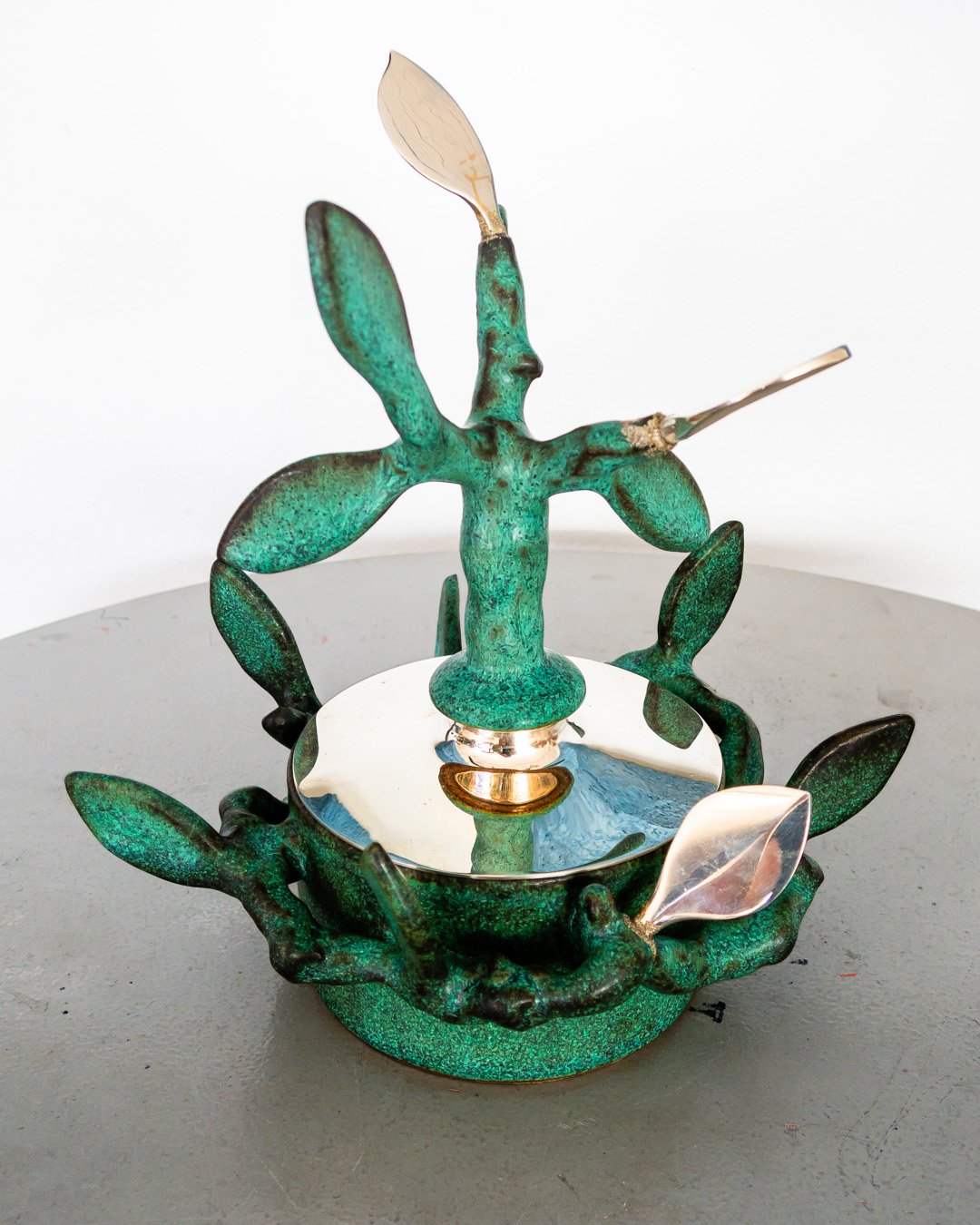 Keramik Elna-Karin Helgesson, silver Karl Heinz Sauer.