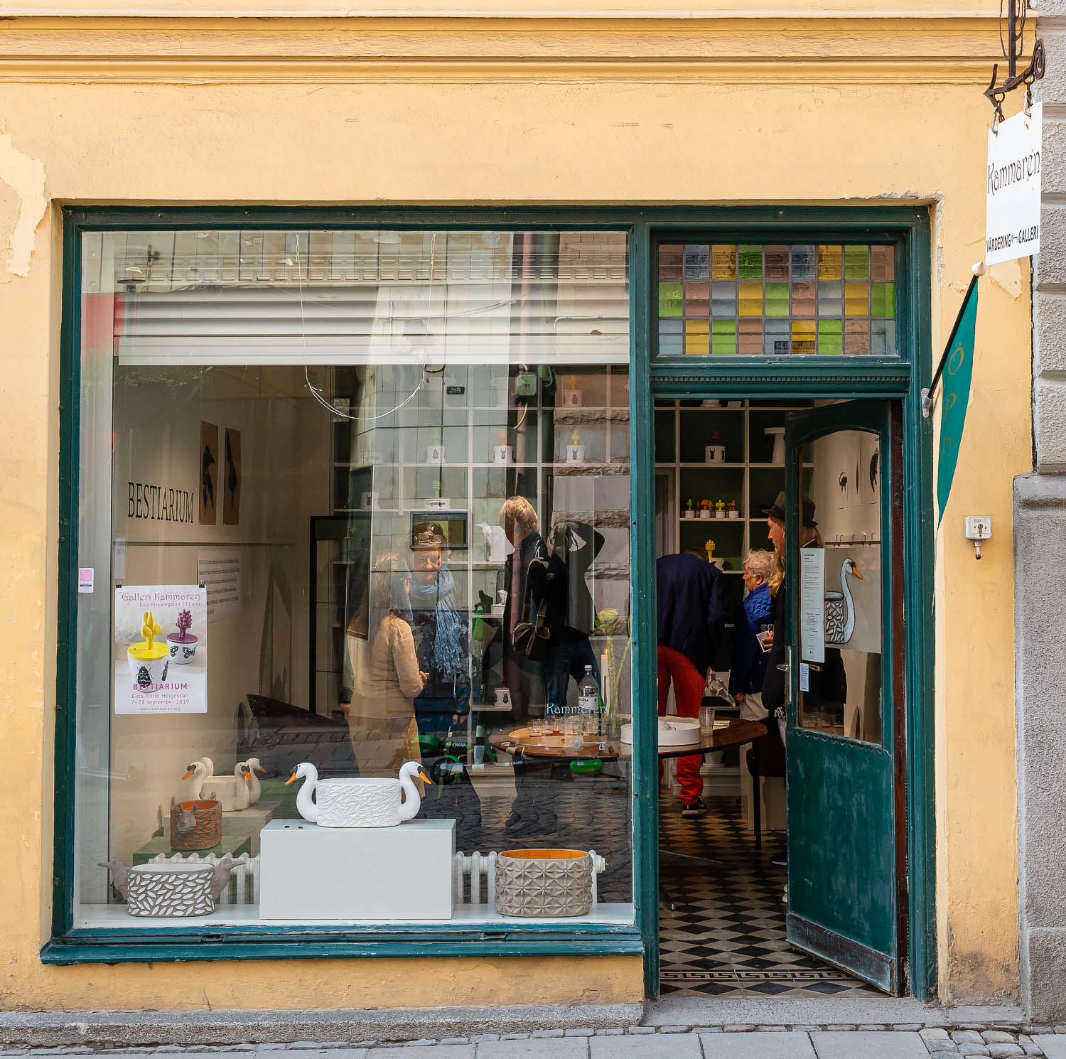 Elna-Karins utställning 'Bestiarium på Galleri Kammaren.