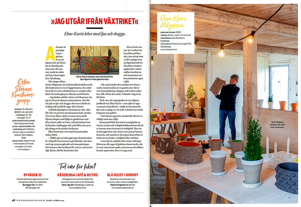 Magasinet Skåne mars 2019.