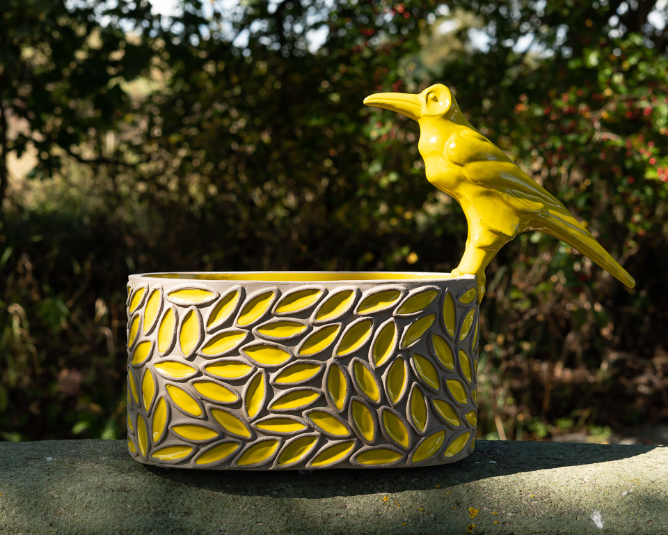 Växtkärl Gul Råka